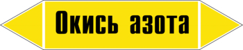 Маркировка трубопровода "окись азота" (пленка, 358х74 мм) - Маркировка трубопроводов - Маркировки трубопроводов "ГАЗ" - магазин "Охрана труда и Техника безопасности"